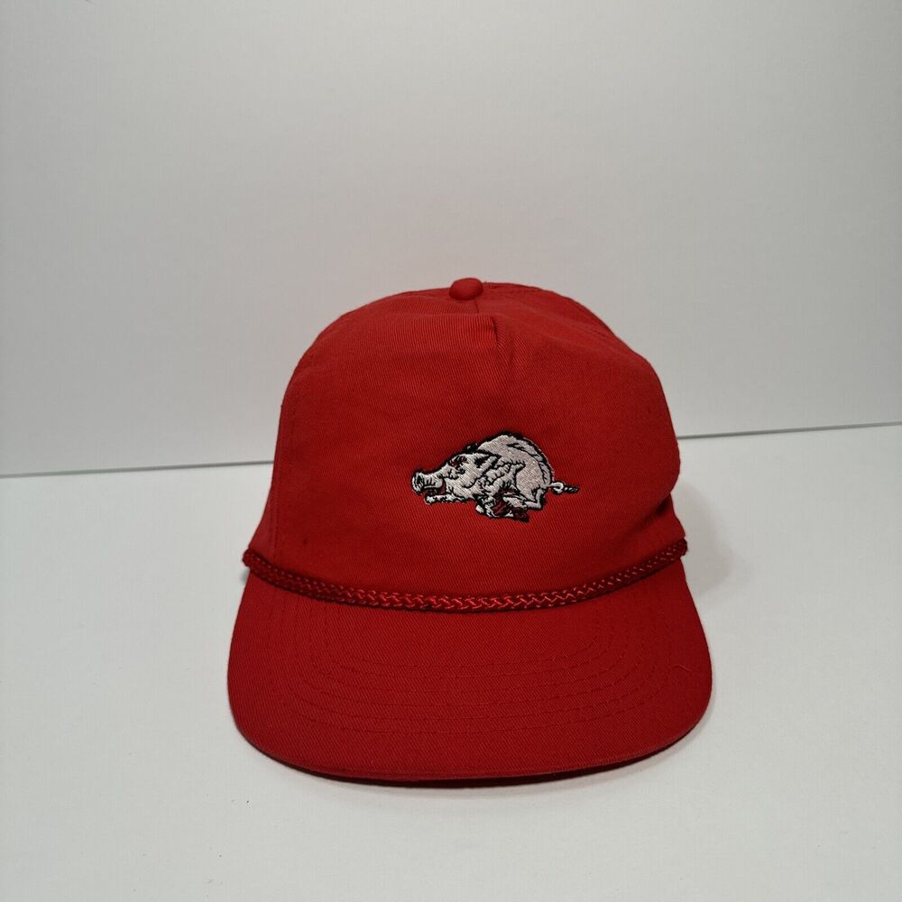 Vintage Arkansas Razorbacks Trucker Hat Snapback Baseball Cap